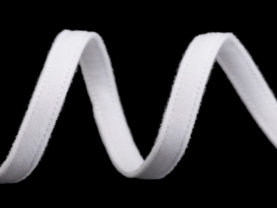 Șnur tubular pentru balene, lățime 10 mm - Alb (1 Metru)