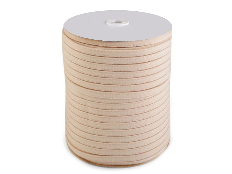 Șnur tubular pentru balene, lățime 10 mm - Alb (1 Metru)