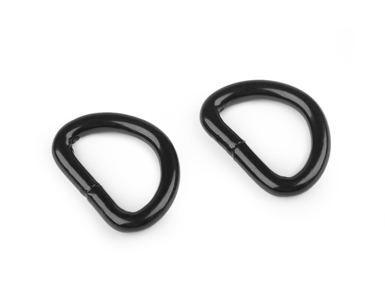 Inel metalic tip d, lățime 15 mm - Auriu rose (100 Bucăți)