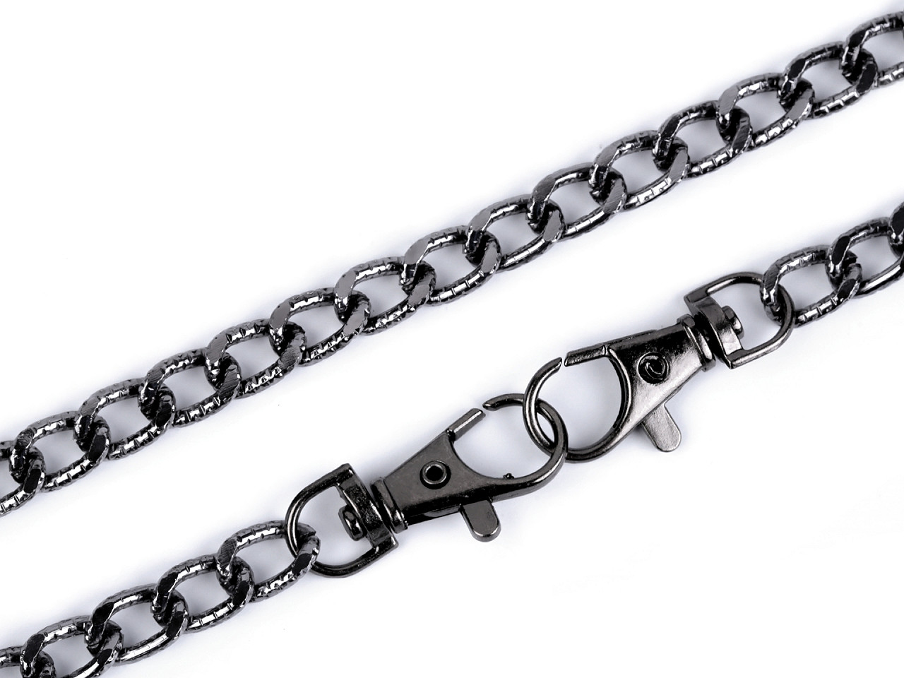 Lanț pentru poșete / genți cu carabină, 120 cm - Auriu rose (1 Bucată)