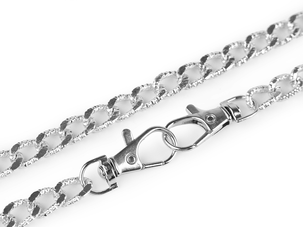 Lanț pentru poșete / genți cu carabină, 120 cm - Auriu rose (1 Bucată)