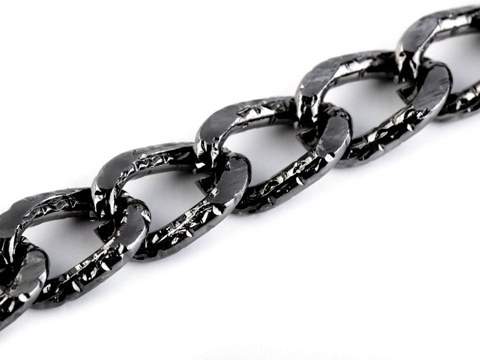 Lanț pentru poșete / genți cu carabină, 120 cm - Auriu rose (1 Bucată)