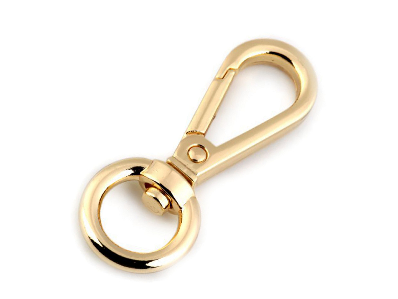 Carabină rotativă, 12 mm - Auriu rose (1 Bucată)