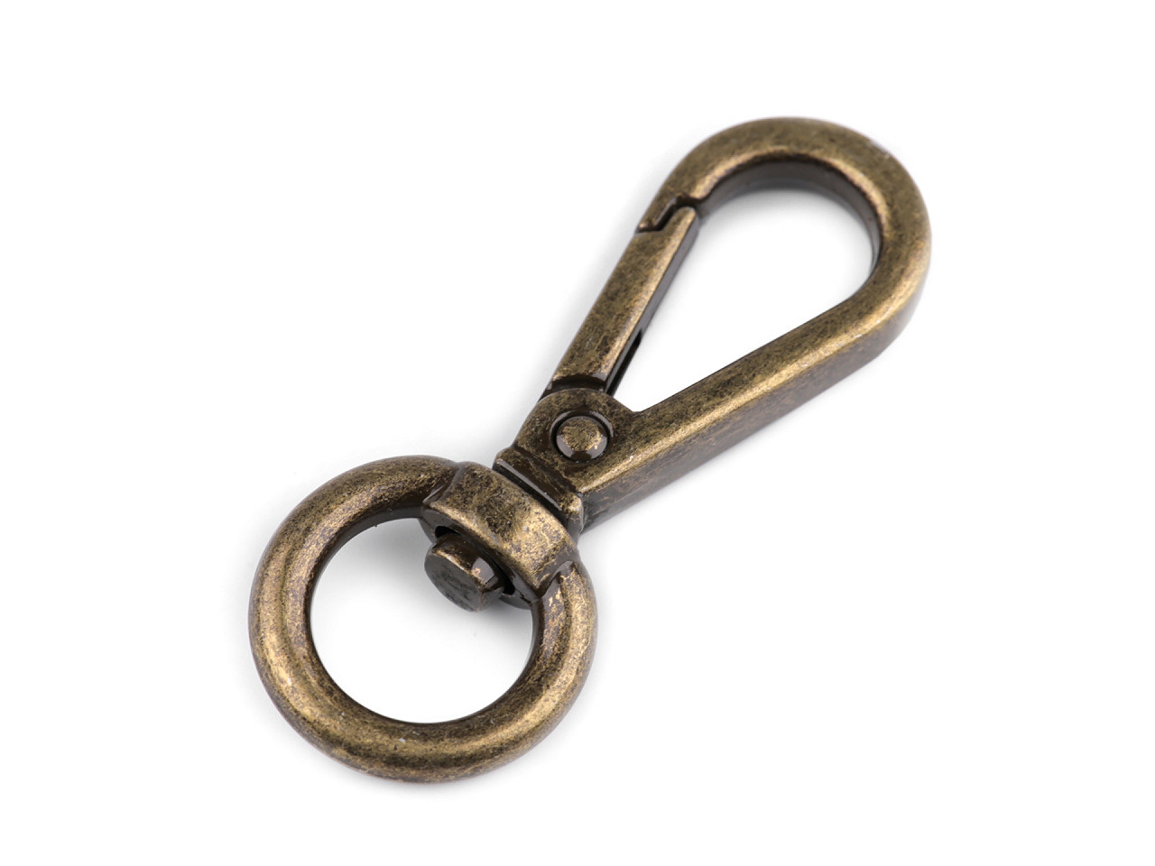 Carabină rotativă, 12 mm - Auriu rose (1 Bucată)