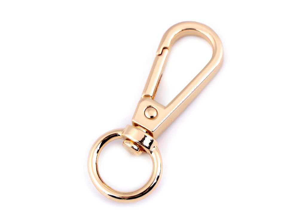 Carabină rotativă, 12 mm - Nichel negru (10 Bucăți)