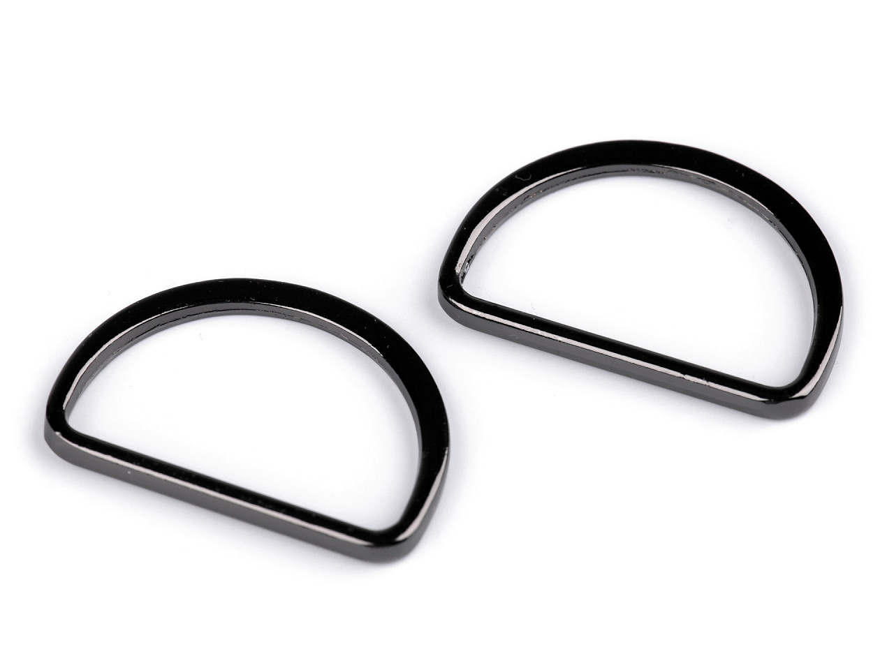 Inel metalic tip d plat, lățime 30 mm - Auriu rose (100 Bucăți)