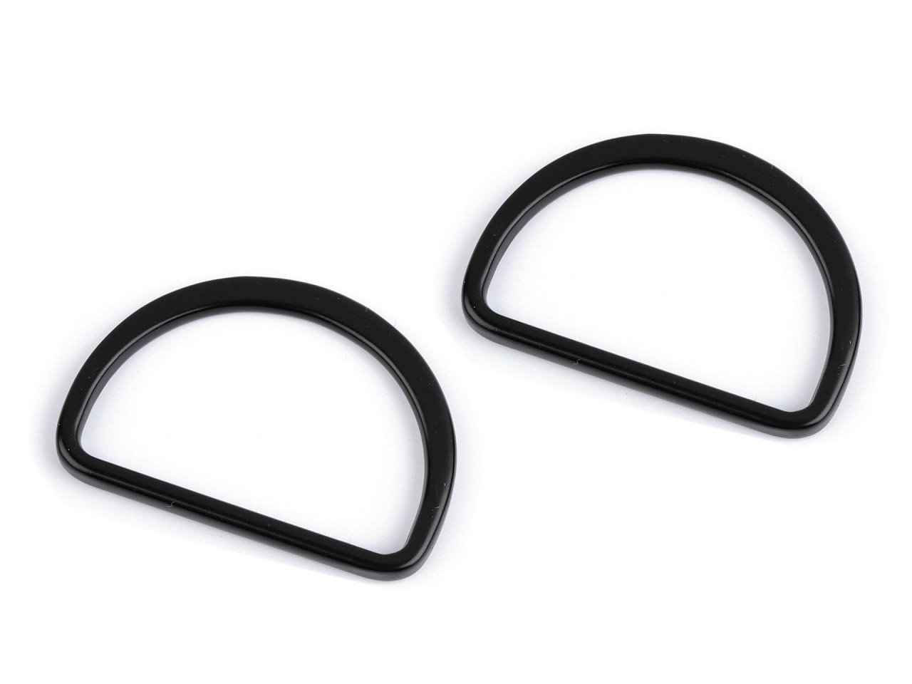 Inel metalic tip d plat, lățime 30 mm - Auriu rose (100 Bucăți)