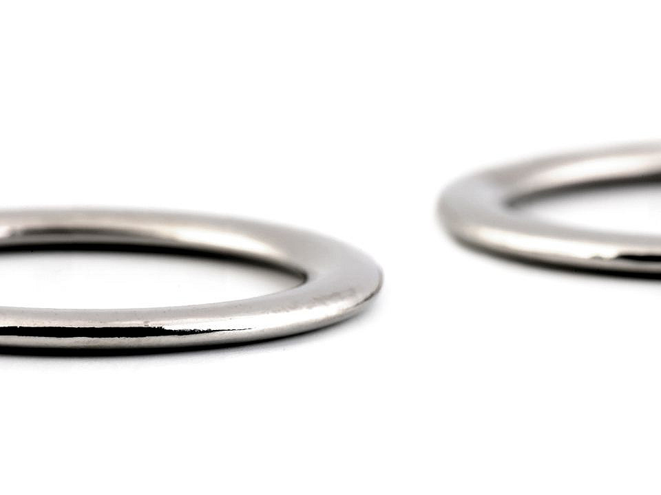 Inele metalice plate / catarame, ø28 mm - Auriu deschis (10 Bucăți) Inele metalice plate / catarame, ø28 mm - Auriu deschis (10 Bucăți)