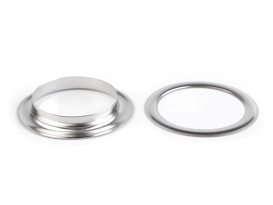Ocheți metalici inoxidabili, ø35 mm - Nichel negru (50 Perechi) Ocheți metalici inoxidabili, ø35 mm - Nichel negru (50 Perechi)