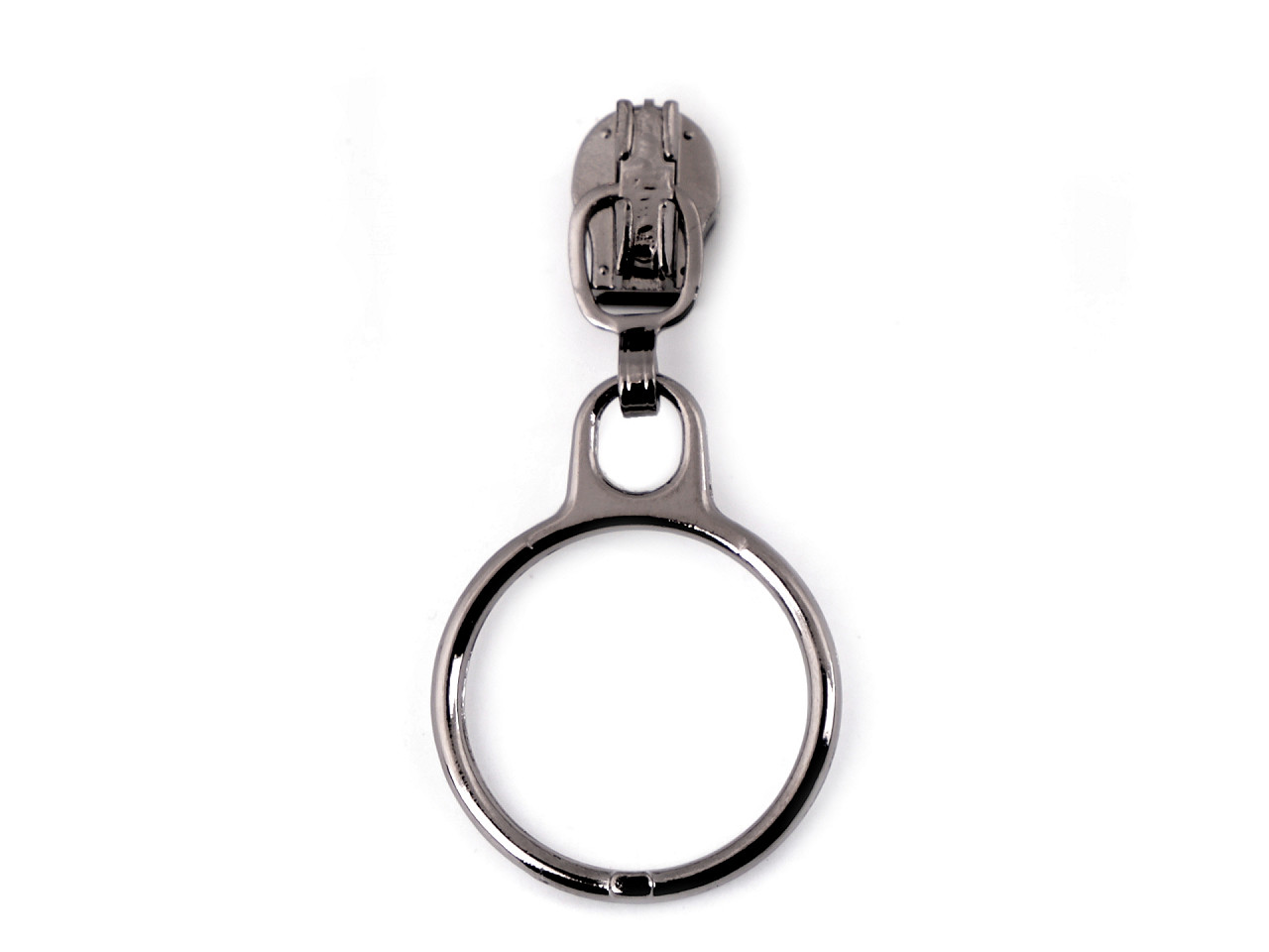 Cheiță fermoar spiralat, no 3 - Nichel negru (100 Bucăți)