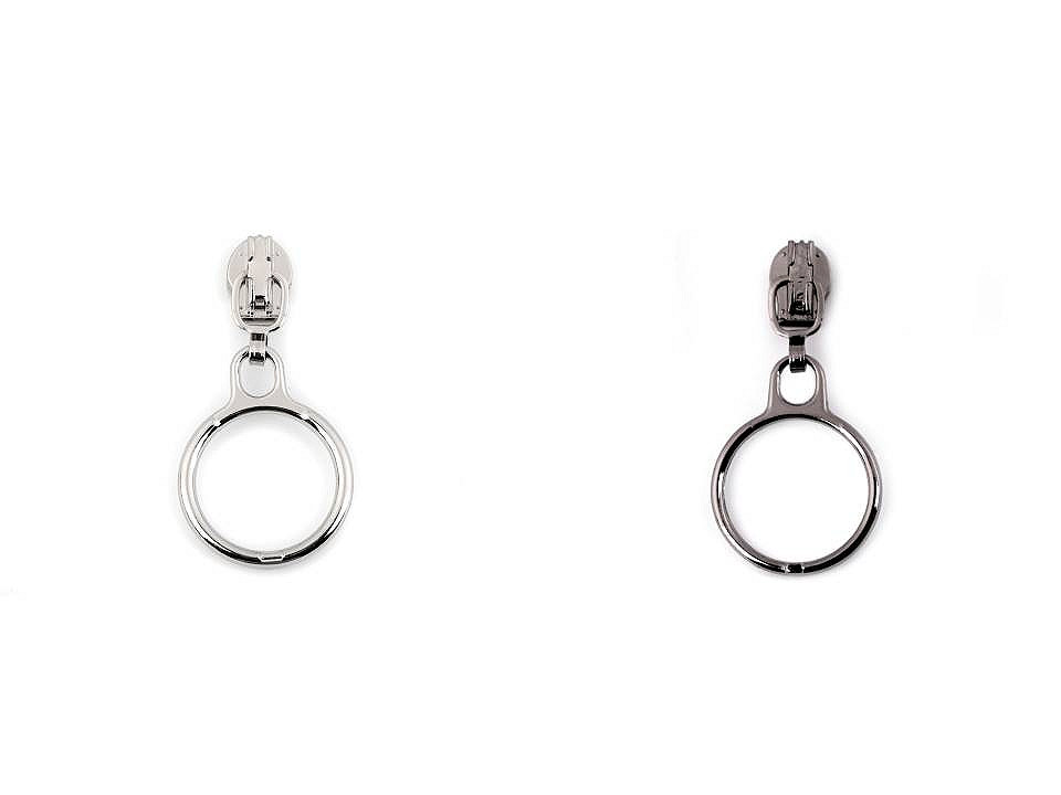 Cheiță fermoar spiralat, no 3 - Nichel negru (100 Bucăți)