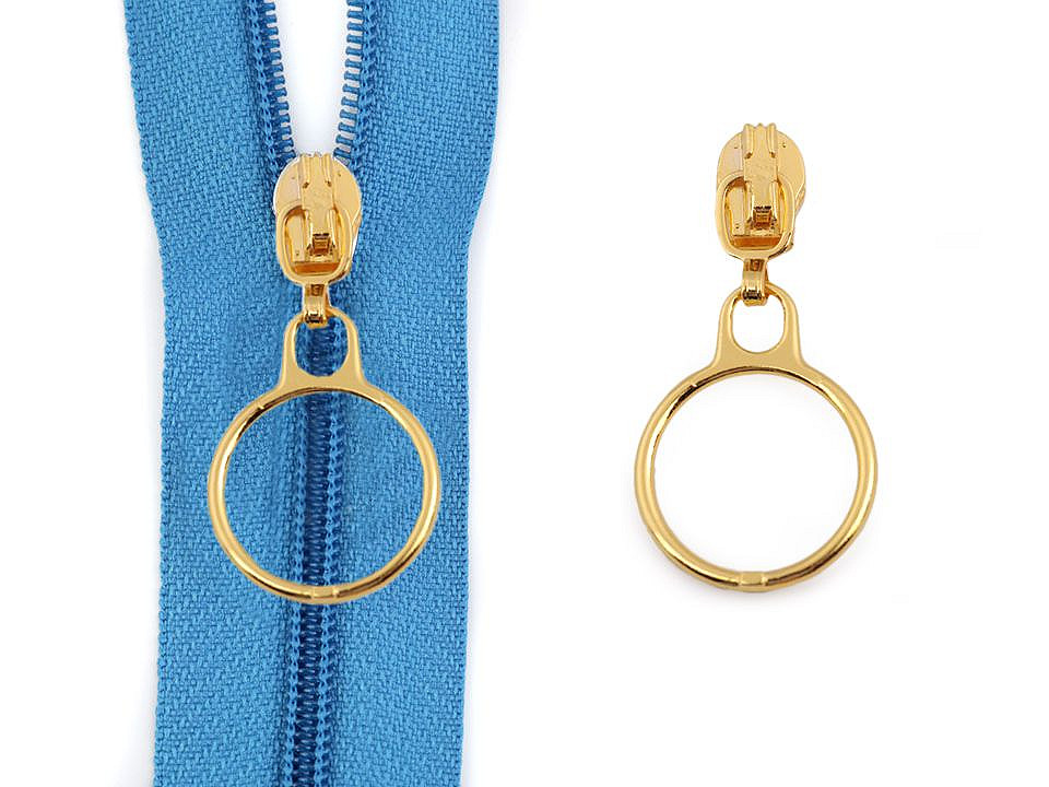 Cheiță fermoar spiralat, no 3 - Nichel negru (100 Bucăți)