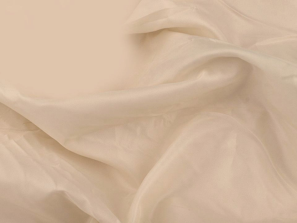 Căptușeală poliester, diverse culori - Crem (1 Metru)