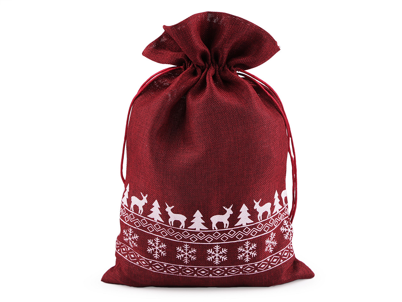 Săculeț cadouri, 20x30 cm - Bordo (1 Bucată) Săculeț cadouri, 20x30 cm - Bordo (1 Bucată)