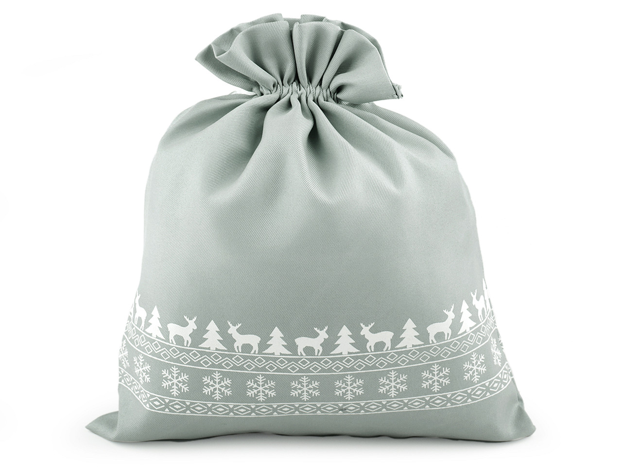 Săculeț cadouri crăciun, 30x35 cm - Roșu (1 Bucată)