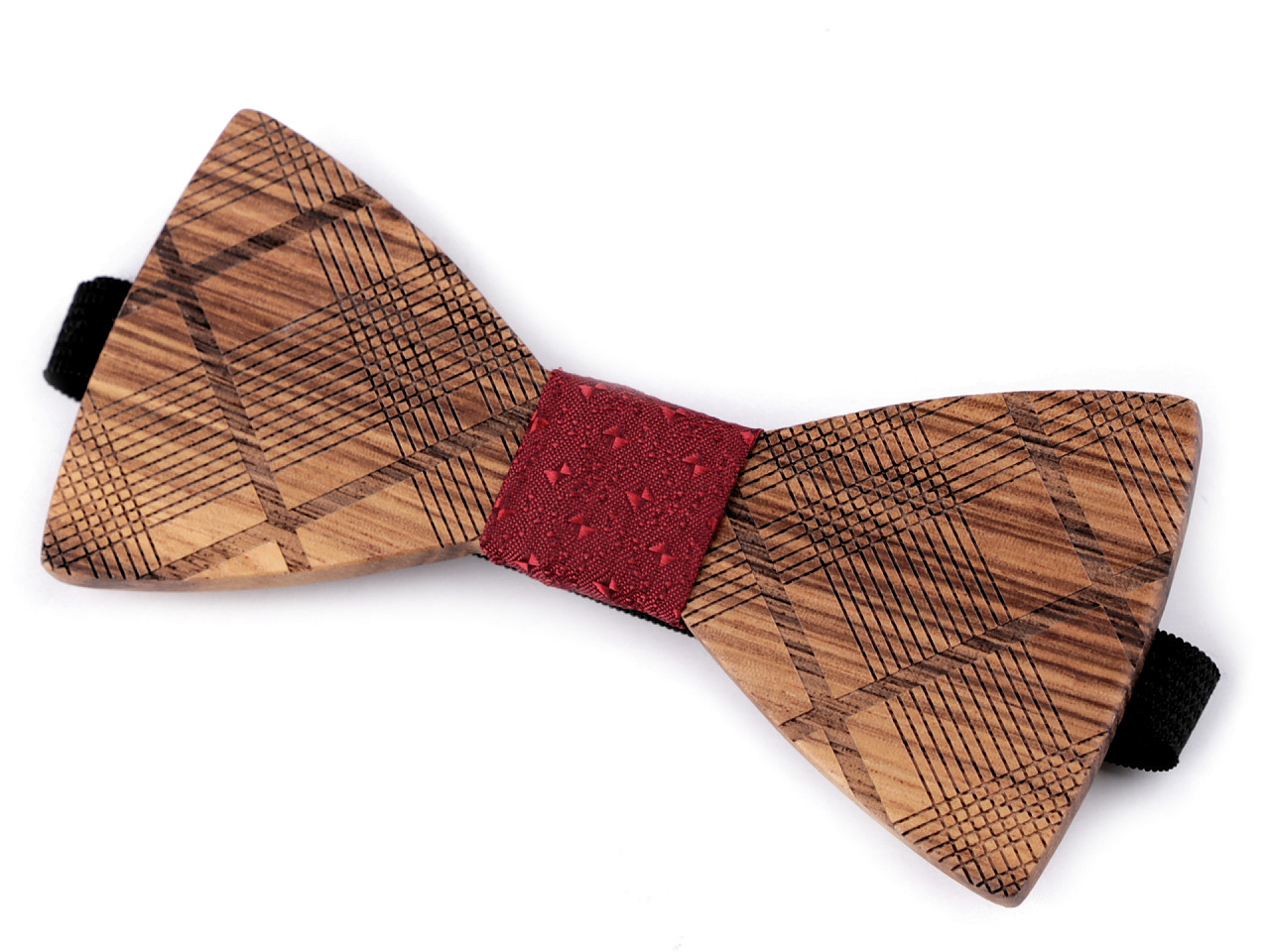 Papion din lemn - Natural mediu (1 Bucată)