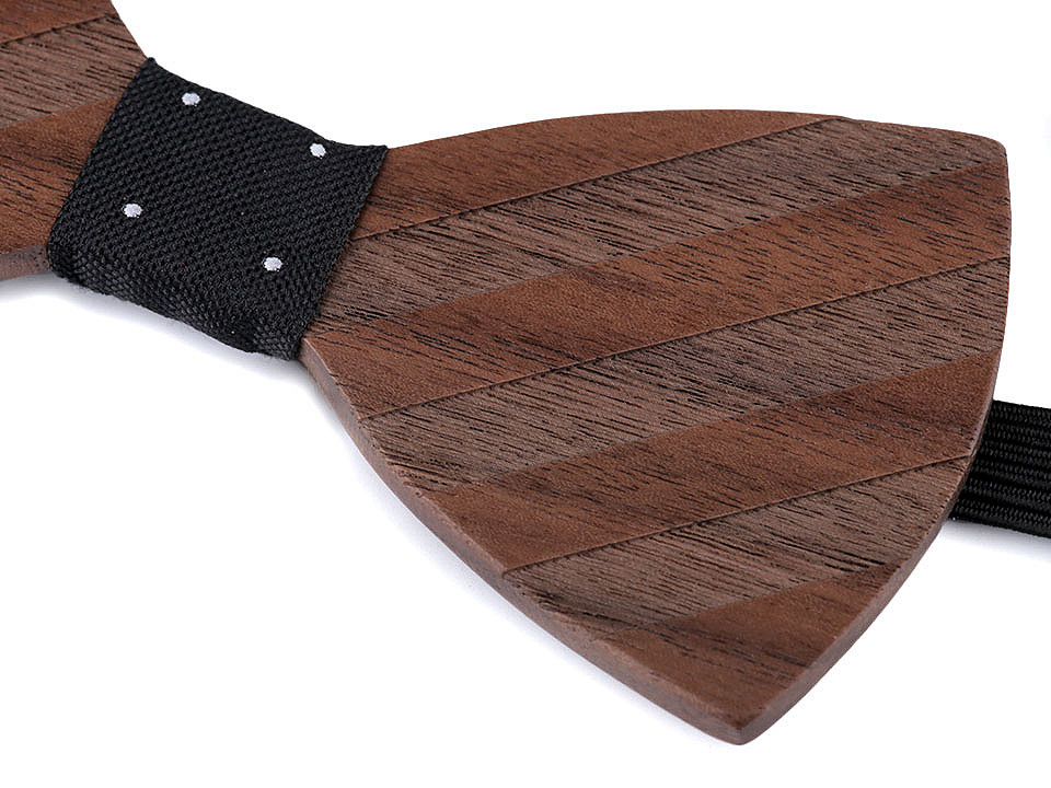 Papion din lemn - Natural mediu (1 Bucată)