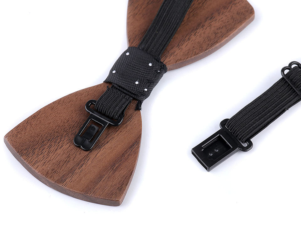 Papion din lemn - Natural mediu (1 Bucată)