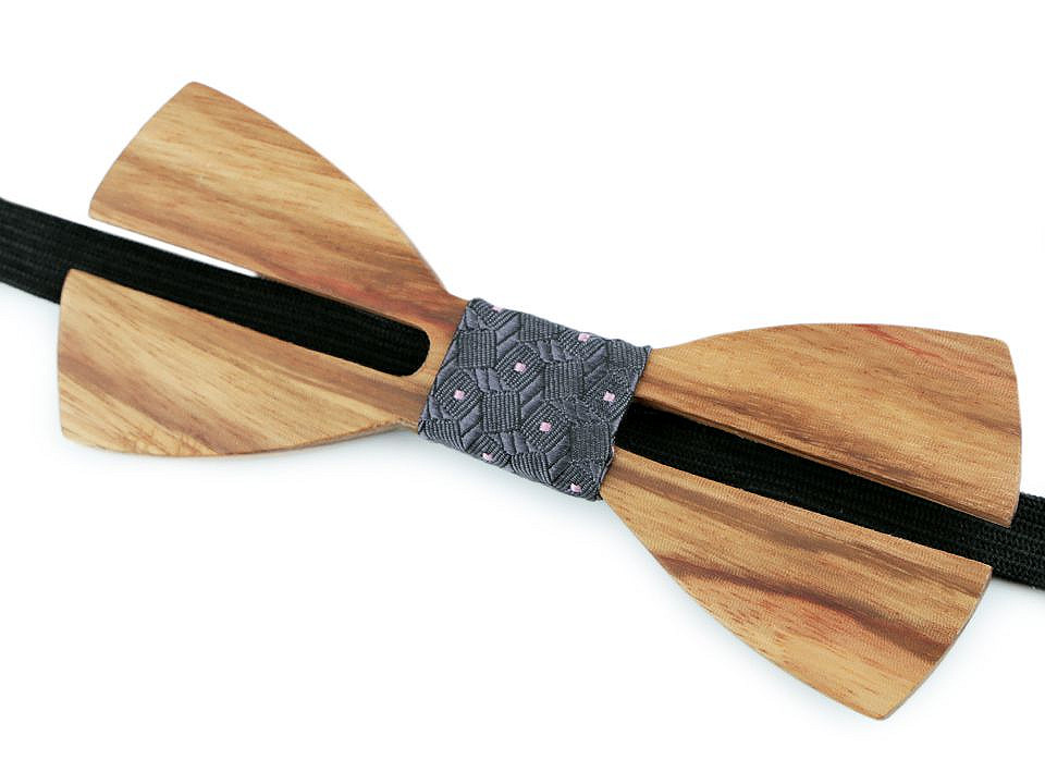 Papion din lemn - Natural mediu (1 Bucată)