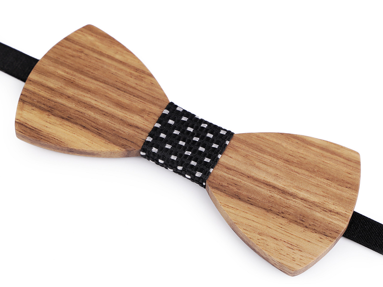 Papion din lemn - Natural mediu (1 Bucată)