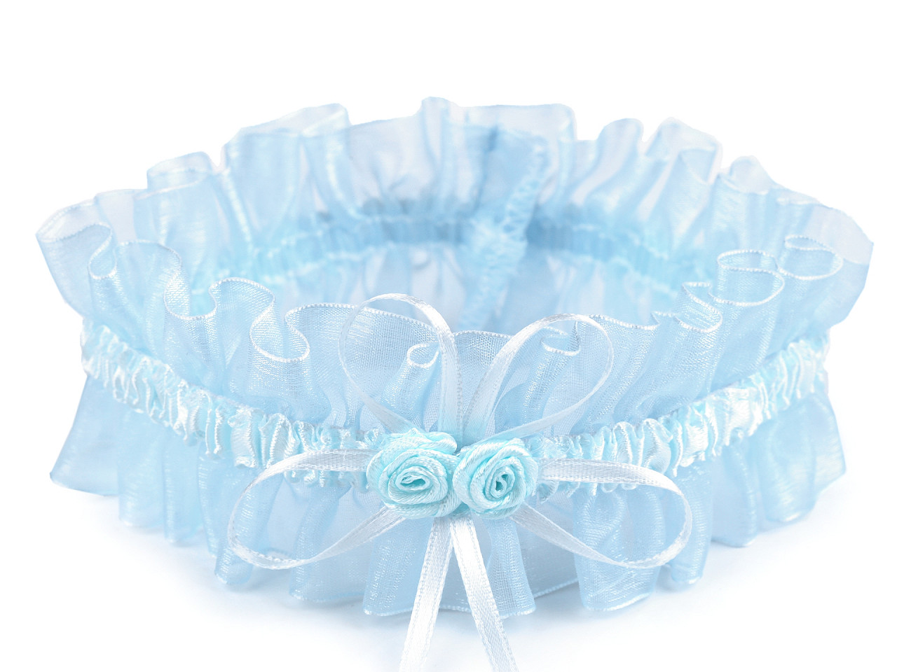 Jartieră mireasă din dantelă - Off white (1 Bucată)