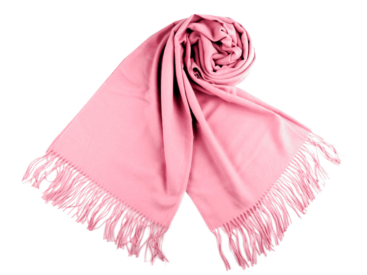 Șal pashmina / eșarfă pashmina cu franjuri - Gri neutral (1 Bucată)