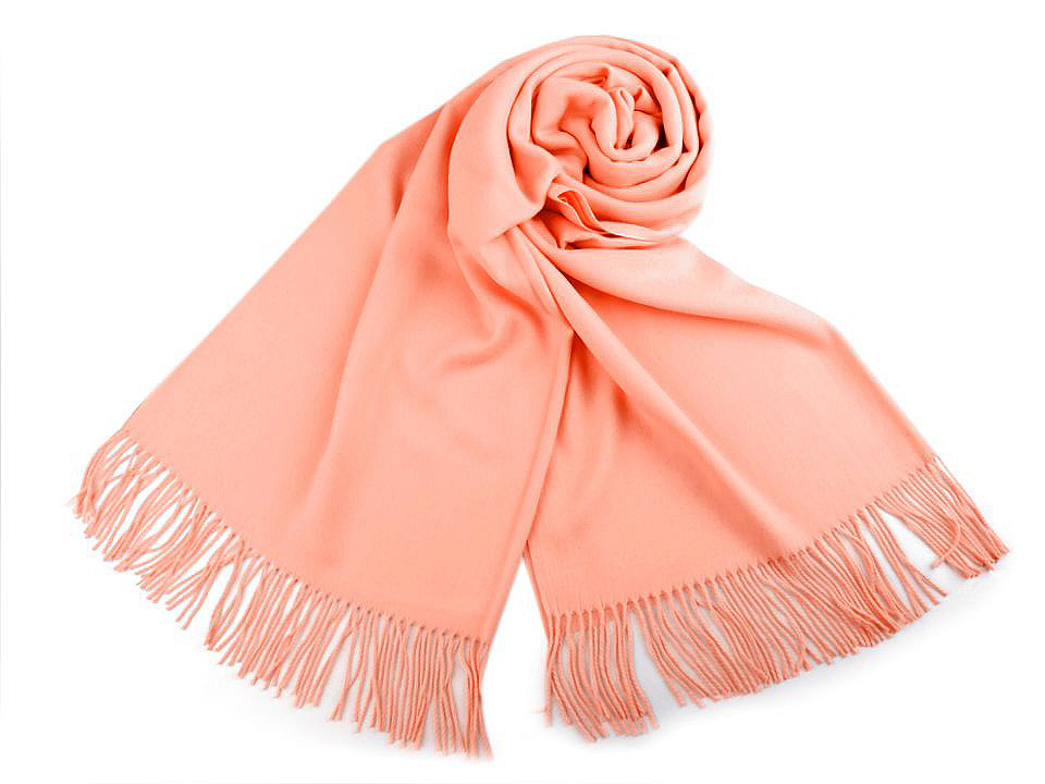 Șal pashmina / eșarfă pashmina cu franjuri - Gri neutral (1 Bucată)