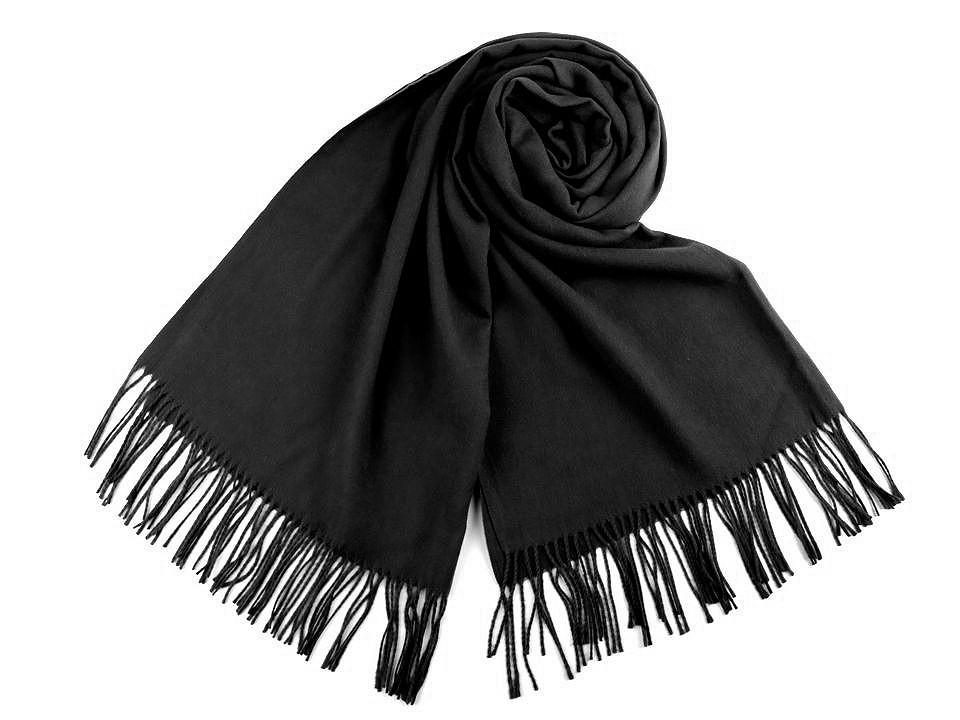 Șal pashmina / eșarfă pashmina cu franjuri - Gri neutral (1 Bucată)