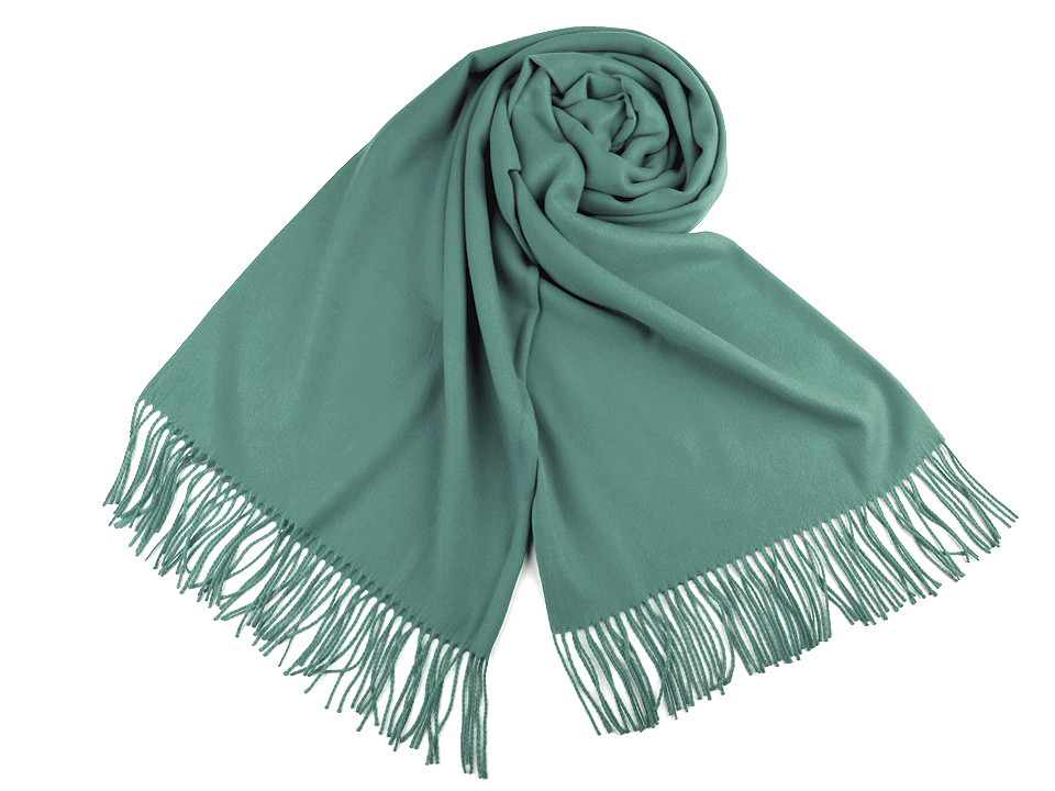 Șal pashmina / eșarfă pashmina cu franjuri - Gri neutral (1 Bucată)