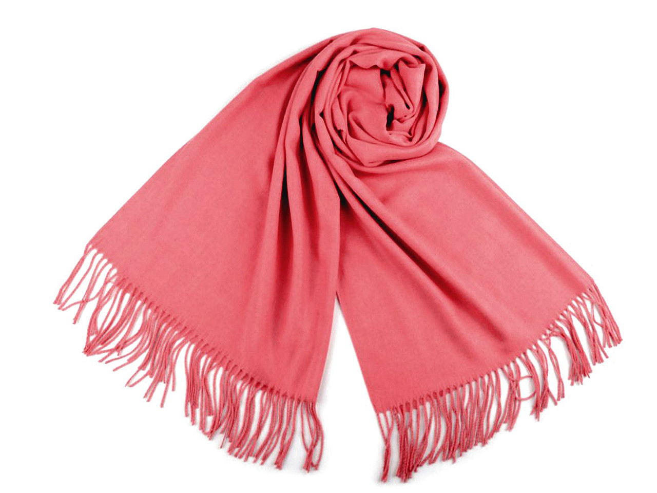 Șal pashmina / eșarfă pashmina cu franjuri - Gri neutral (1 Bucată)