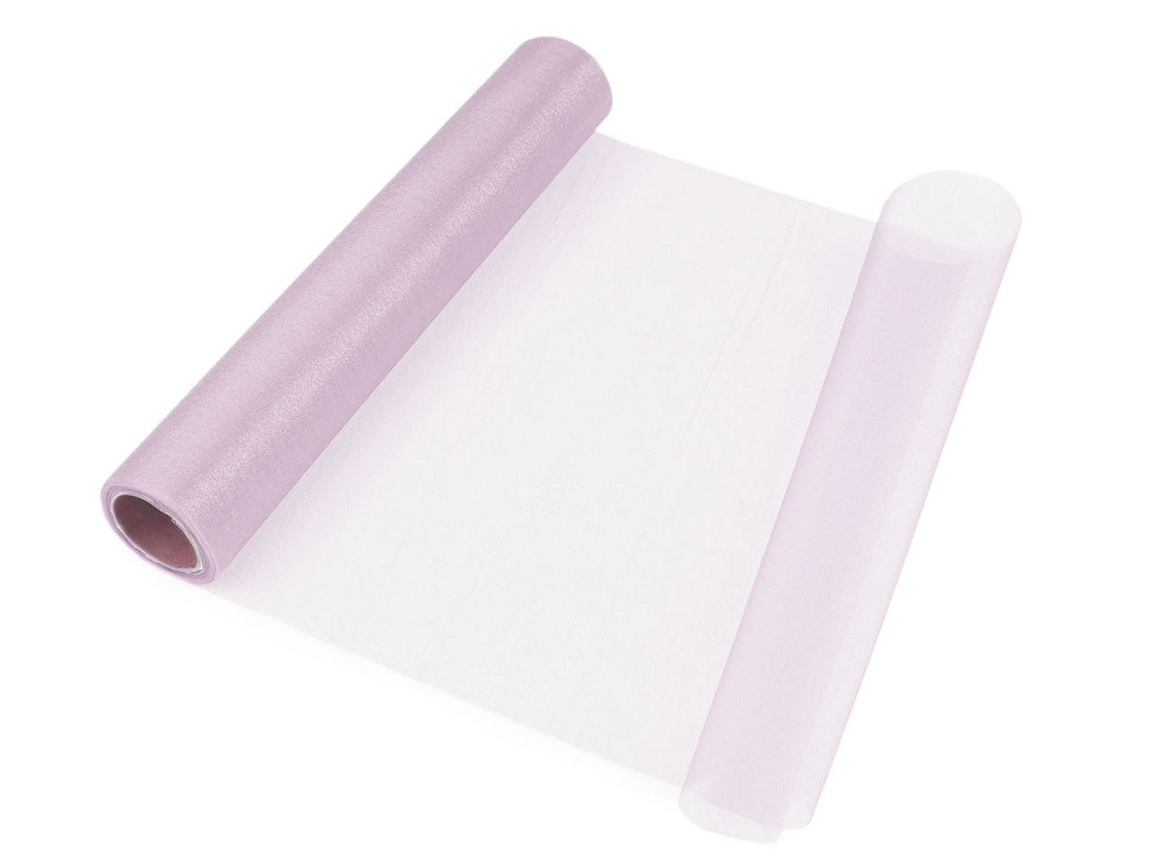 Organza, lățime 36 cm - Negru (9 Metri)