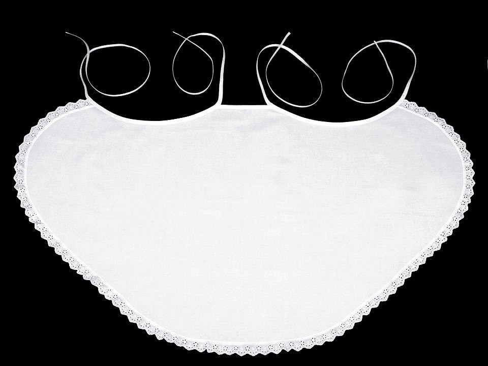 Bavetă pentru ginere și mireasă - Alb (1 Cutie)