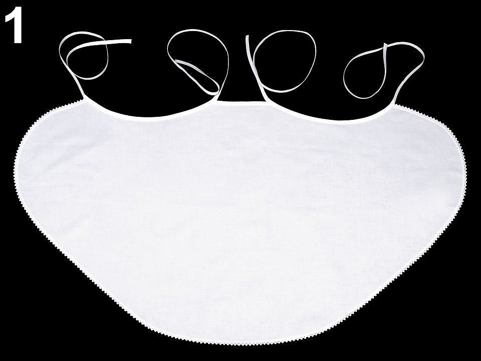 Bavetă pentru ginere și mireasă - Alb (1 Cutie)