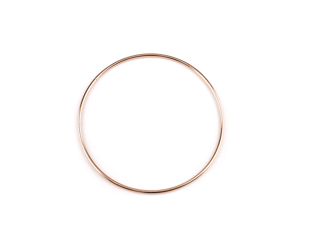 Cerc metalic ø12,6 cm - Auriu rose (4 Bucăți) Cerc metalic ø12,6 cm - Auriu rose (4 Bucăți)