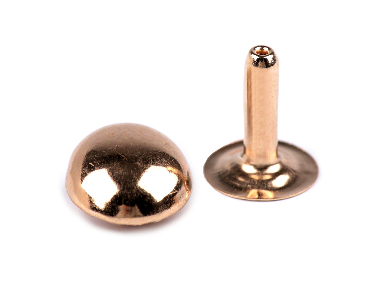 Capse cap rotund (nituri), ø10 mm - Nichel (1000 Perechi)