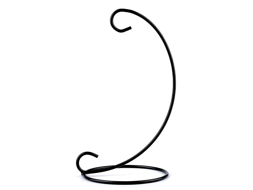 Suport metalic terariu, înălțime 22 cm - Negru (1 Bucată)