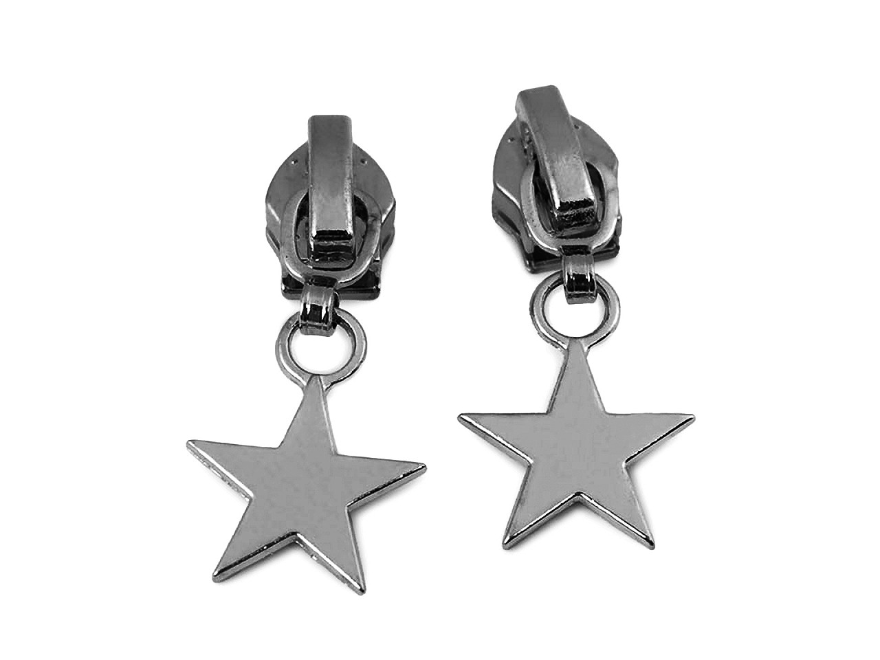 Cursor fermoar spiralat no 5, diverse modele - Nichel negru (30 Bucăți)