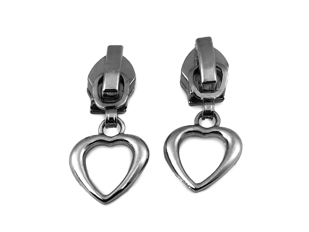 Cursor fermoar spiralat no 5, diverse modele - Nichel negru (30 Bucăți)