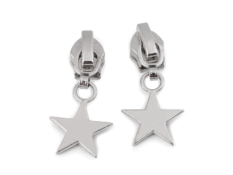 Cursor fermoar spiralat no 5, diverse modele - Nichel negru (30 Bucăți)