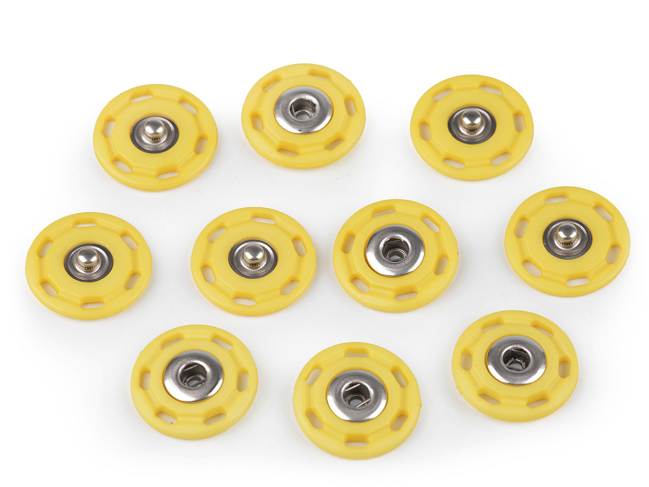 Capse de cusut, ø25 mm - Negru (50 Perechi)