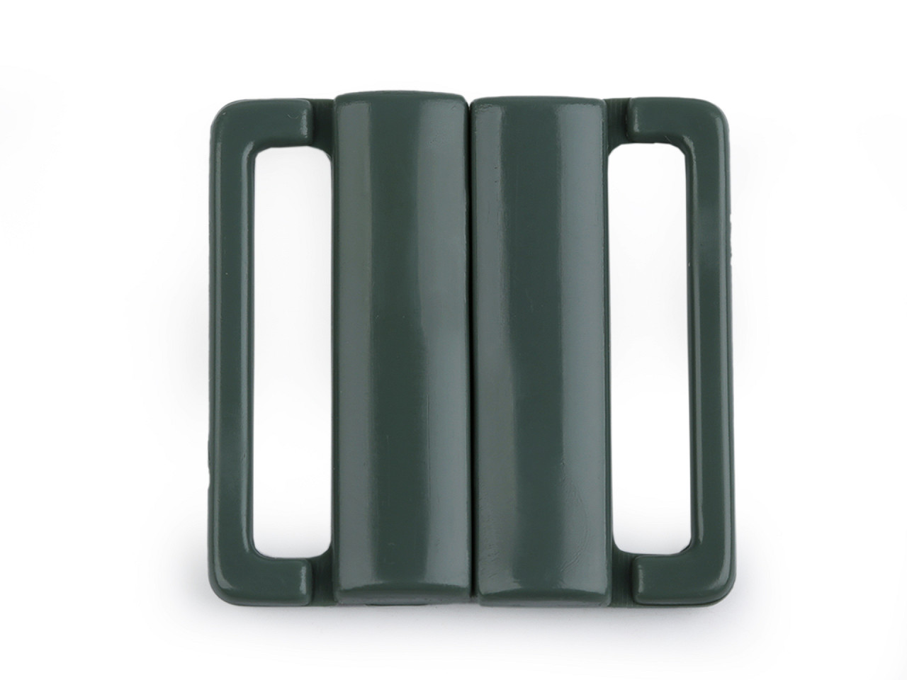 Închizătoare sutien, lățime 25 mm - Gri verzui deschis (2 Perechi)