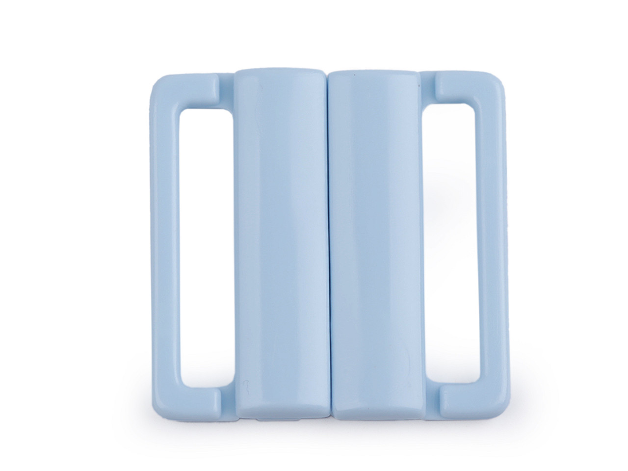 Închizătoare sutien, lățime 25 mm - Gri verzui deschis (2 Perechi)