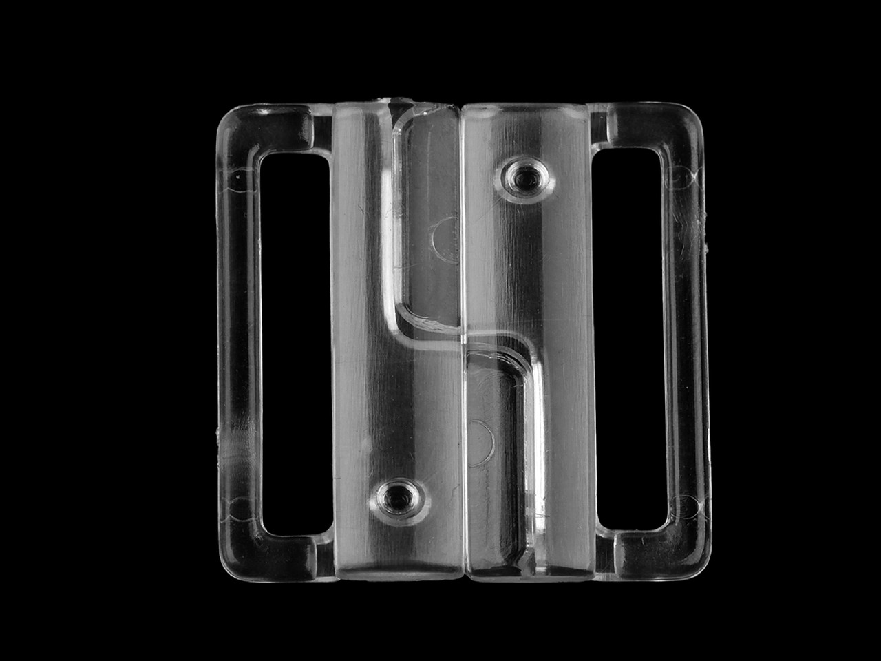 Închizătoare sutien, lățime 25 mm - Gri verzui deschis (2 Perechi)