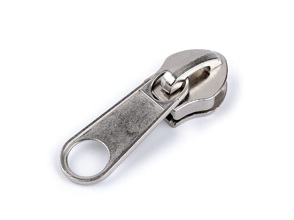 Cursor fermoar spiralat no 10 - Nichel negru (2 Bucăți)