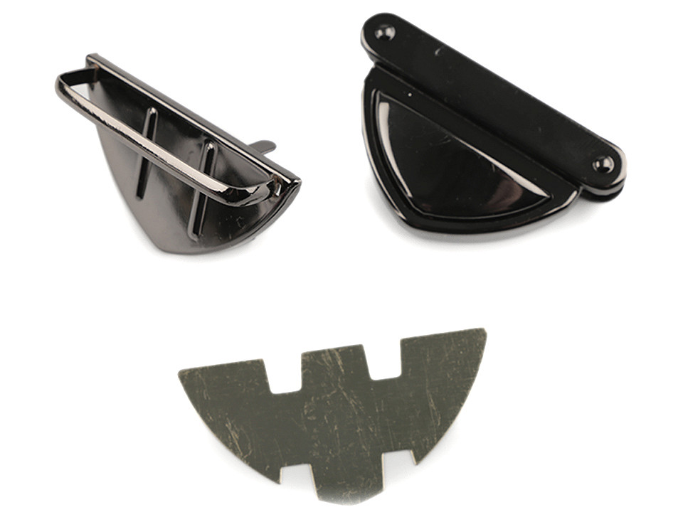 Închizătoare geantă 35x52 mm - Auriu rose (1 Set)