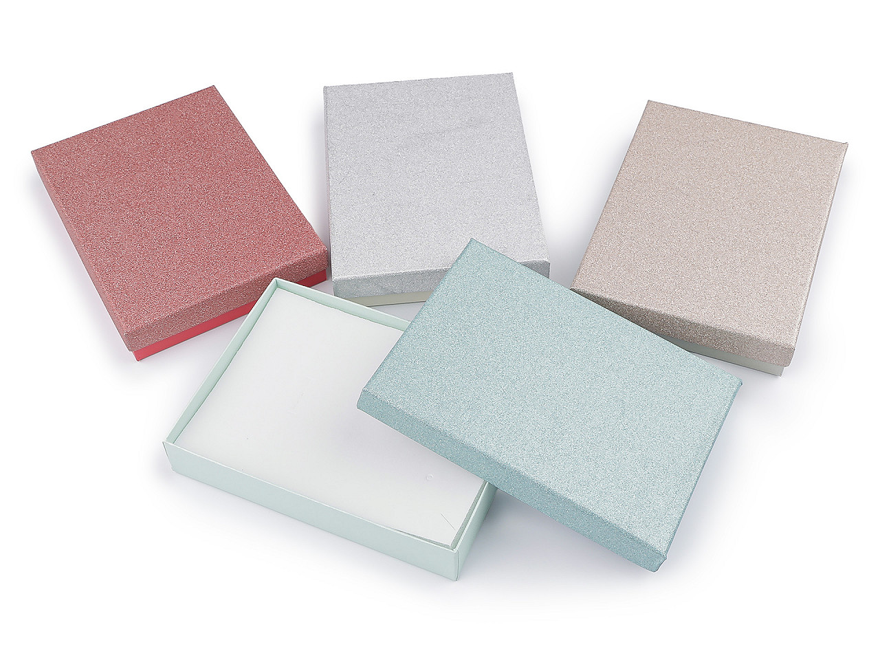 Cutie bijuterii, 12x16 cm - Mix aleatoriu de culori (8 Bucăți)