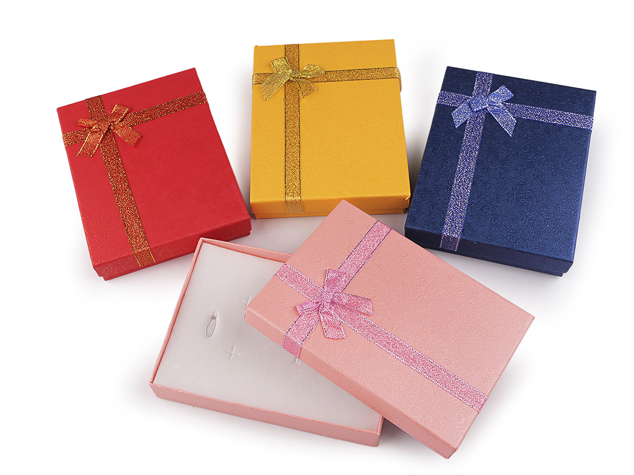 Cutie bijuterii, 12x16 cm - Mix aleatoriu de culori (8 Bucăți)