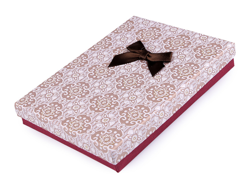 Cutie bijuterii, 12x16 cm - Mix aleatoriu de culori (8 Bucăți)