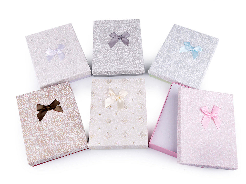 Cutie bijuterii, 12x16 cm - Mix aleatoriu de culori (8 Bucăți)