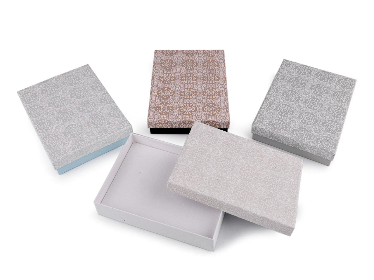 Cutie bijuterii, 12x16 cm - Mix aleatoriu de culori (8 Bucăți)